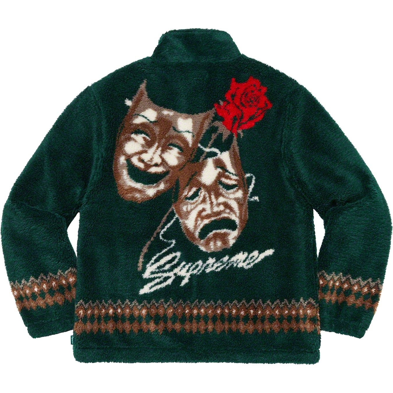 Drama Mask Fleece Jacket view 3